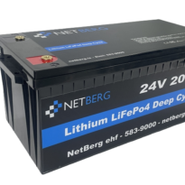 Bláorku LiFePO4 Battery 25,6V/230Ah hitaður - 5,89kWh