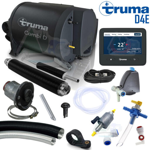 Truma Combi D4E Air and Water Heater kit