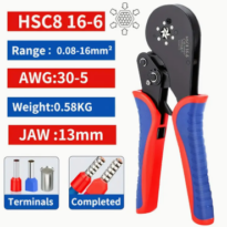 Endahulsutöng 1.5 - 16mm2