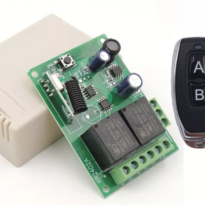 Fjarstýrt relay - 2CH - 10A - 12v