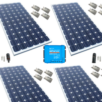 860W sólarsellupakki (4x215W) með MPPT