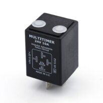 Stillanlegt tímarelay 24v 10A