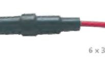 Öryggjahaldari fyrir gler 6x30mm